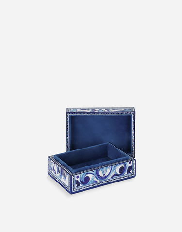 Home decor Dolce & Gabbana Dolce & Gabbana Small Decorated Plexiglass Box Modra | TCC202TCAMYUB008, 3
