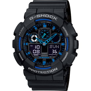 Ure CASIO G-Shock GA-100-1A2ER Črna | GA-100-1A2ER, 0