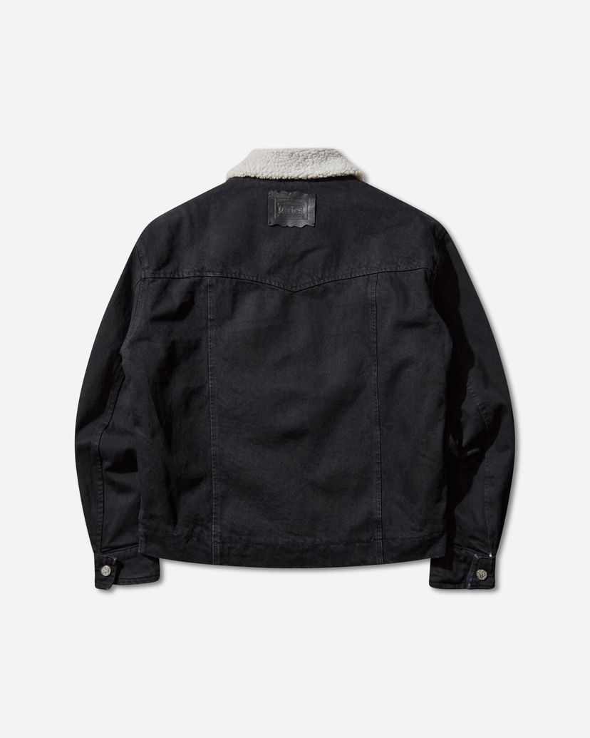 Plašči Aries Sherpa Denim Car Coat Črna | AR7120004 Black