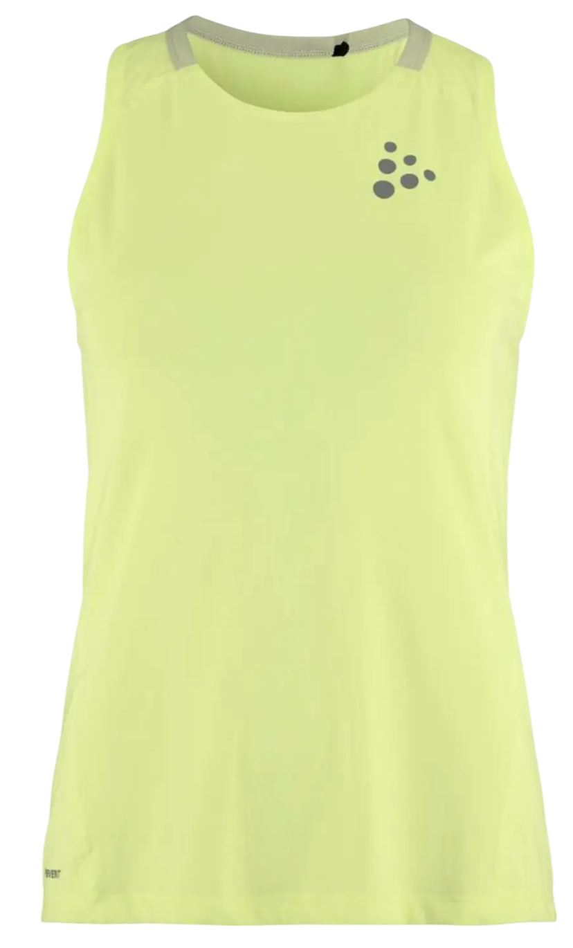 Majica brez rokavov Craft Craft Pro Hypervent Tank Top Rumena | 1914601-507000