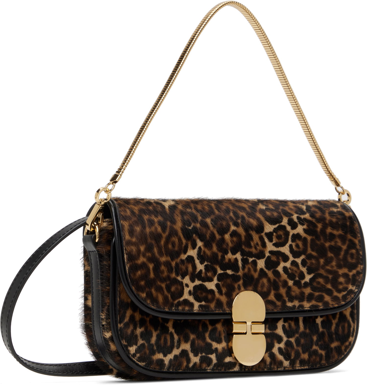 Torba za čez ramo A.P.C. A.P.C. Grace Chain Shoulder Bag Rjava | PXCAU-F61882, 1