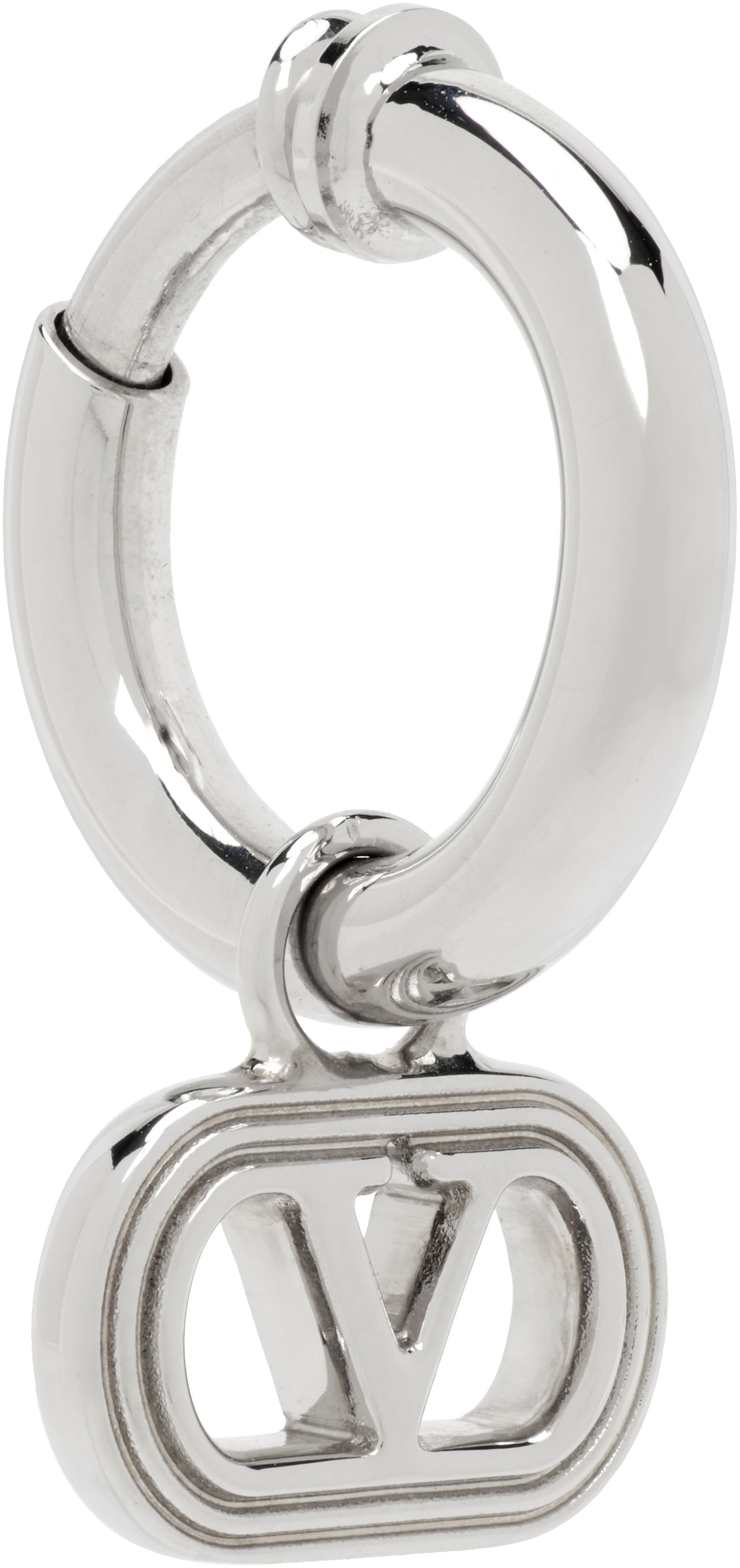 Uhani Valentino Valentino Garavani Silver Mono Single Earring Kovinski | 7Y2J0AJ3MET, 1