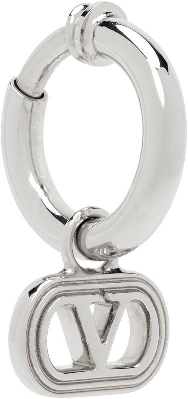 Uhani Valentino Valentino Garavani Silver Mono Single Earring Kovinski | 7Y2J0AJ3MET, 1