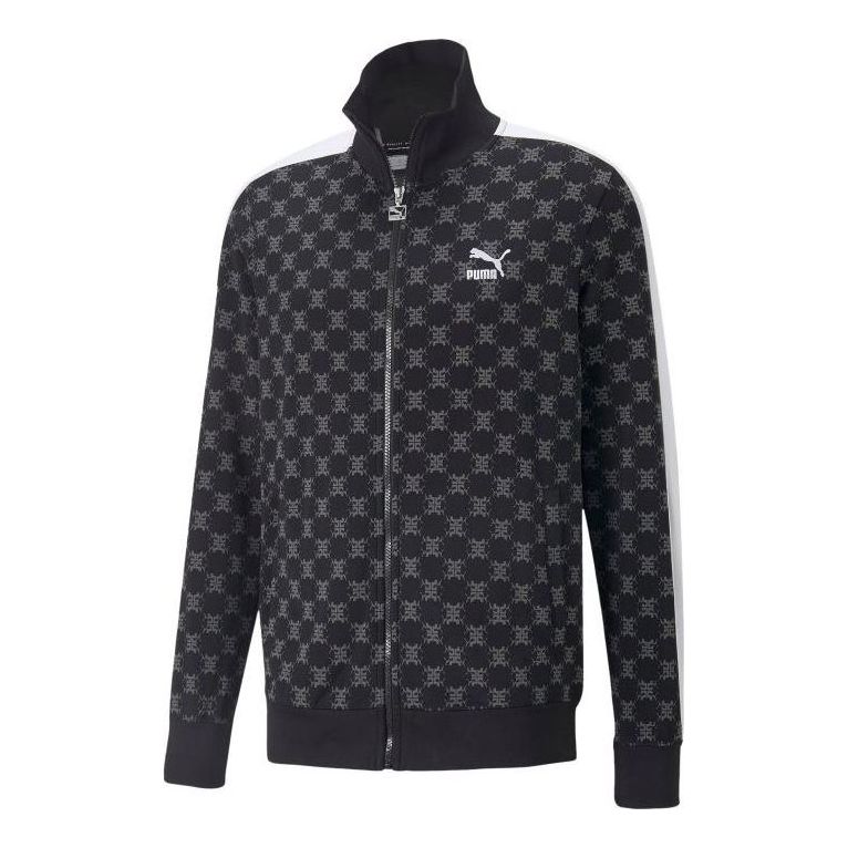 Bomber jakna Puma Printed Full Zip Track Jacket Črna | 537716-01, 0