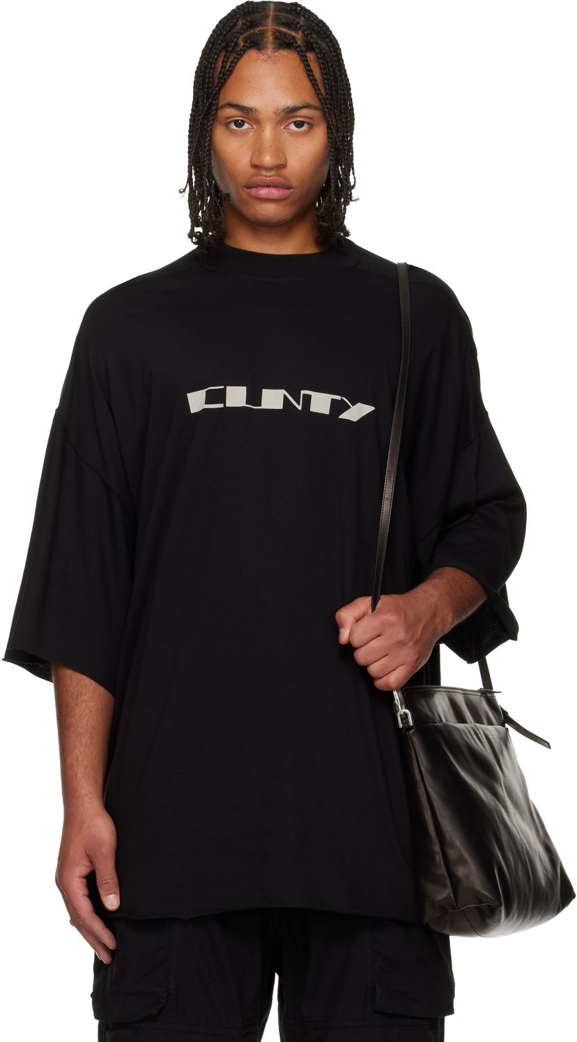 Majica Rick Owens DRKSHDW Concordians Tommy Oversized Graphic T-shirt Črna | DU02E7259 RNEP2