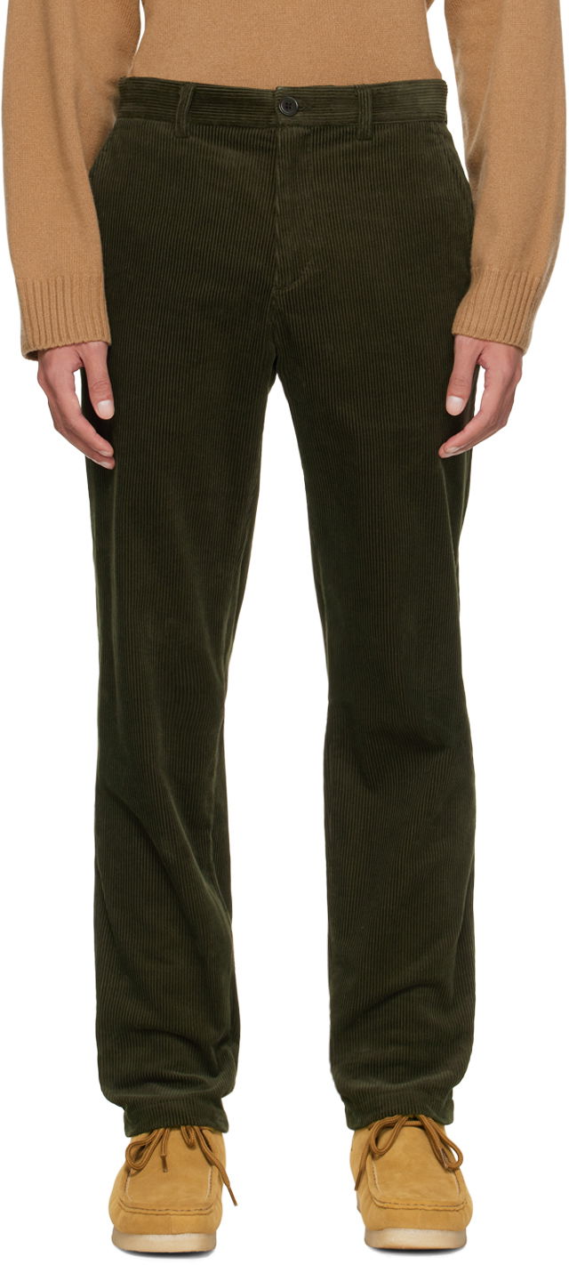 Hlače in kavbojke A.P.C. Constantin Trousers Zelena | COESP-H08396, 0