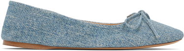 Oblačila JW Anderson JW Anderson Calf Suede Print Ballerina Flats Modra | BL0031-LA0238, 0