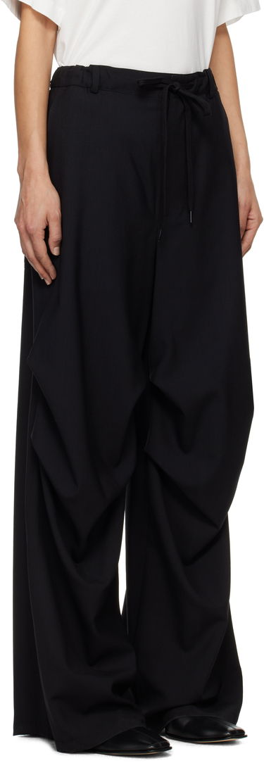 Hlače Maison Margiela MM6 Maison Margiela Tailoring Wool Canvas Cargo Trousers Črna | S52KA0524 M35080, 1