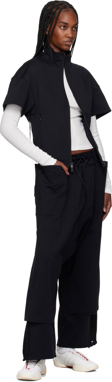 Telovnik Y-3 Y-3 3S Short Sleeve Zip-Up Shirt Črna | JN4984, 3