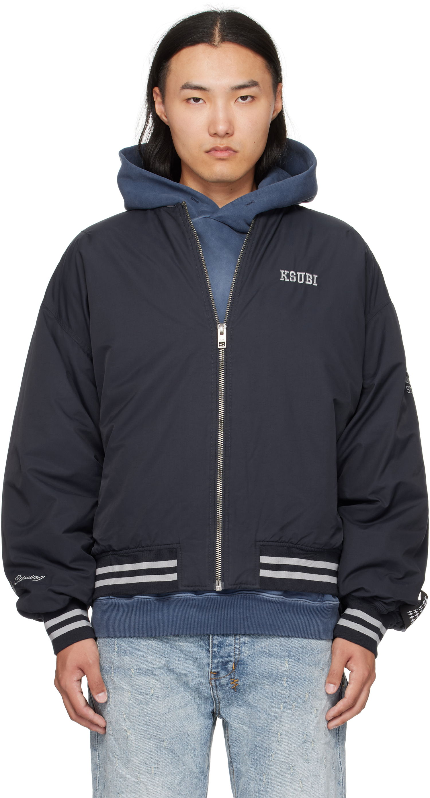 Bomber jakna Ksubi Ksubi MA-1 Bomber Jacket Mornarica | MFA25JK012, 0