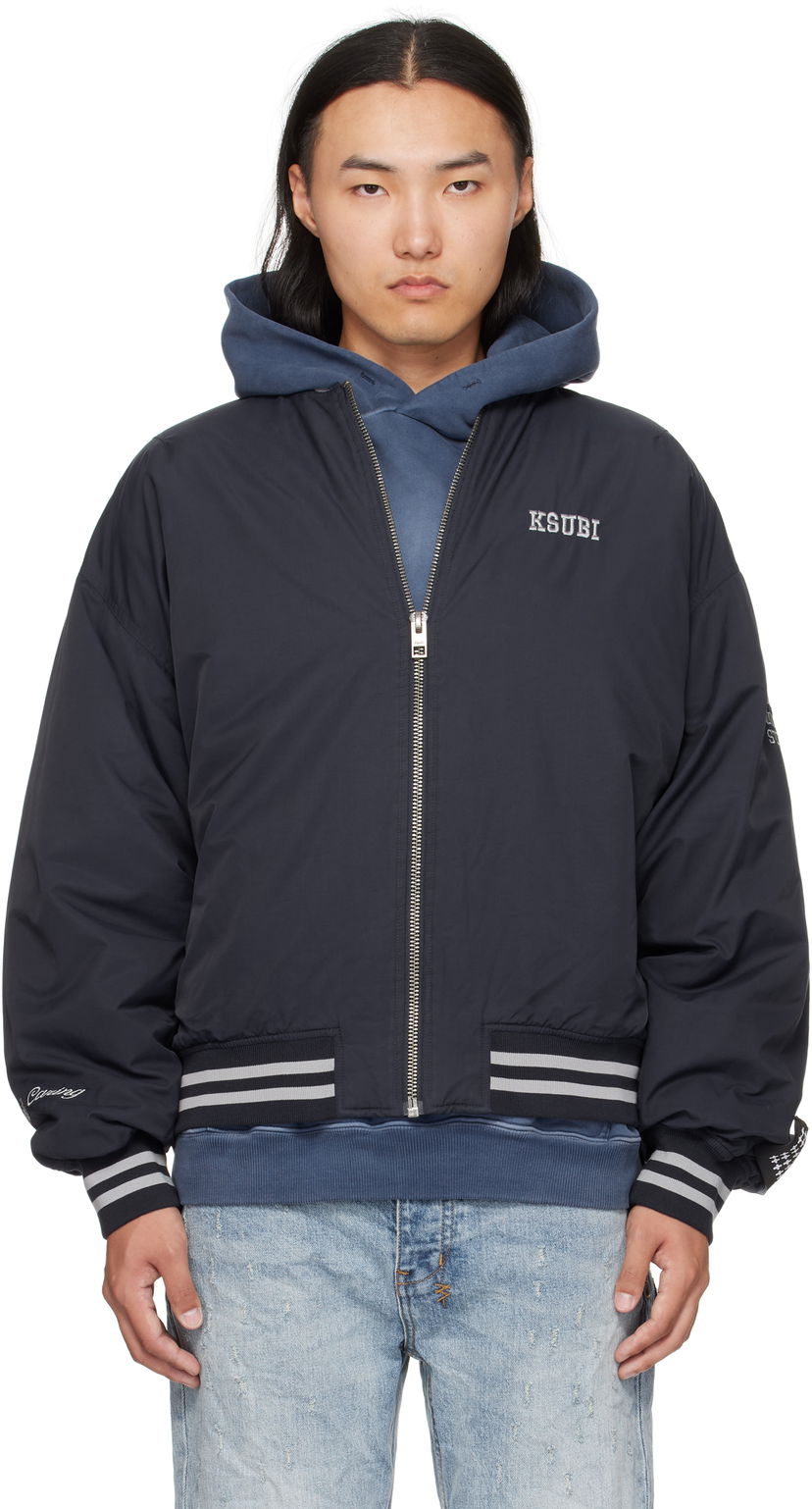 Bomber jakna Ksubi Ksubi MA-1 Bomber Jacket Mornarica | MFA25JK012