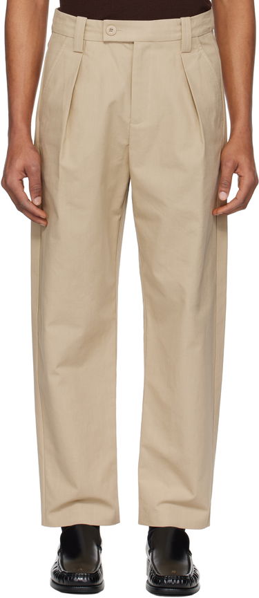 Hlače A.P.C. A.P.C. Renato Pleated Trousers Bež | COHFU-H08428, 0