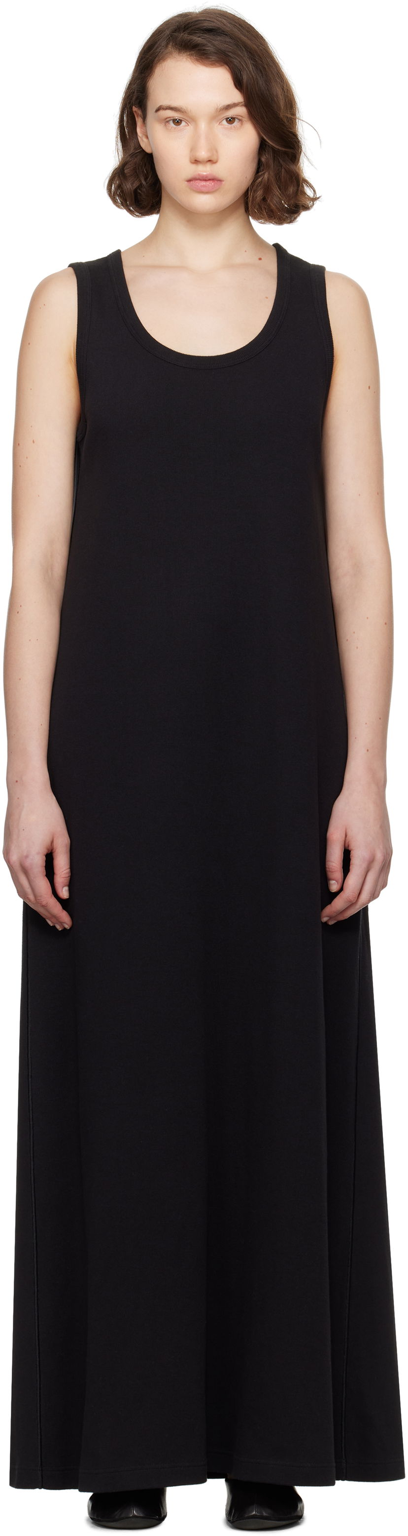 Obleke The Row The Row Tetzi Maxi Dress Črna | 9058-K660