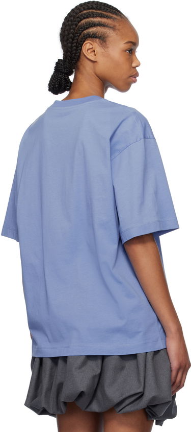 Majica Marni Marni Scribbled Logo T-Shirt Modra | THJET49P13 USCX42, 2