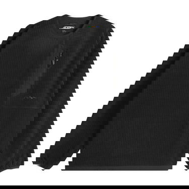 Pulover Manastash Grid Fleece Crew Sweatshirt Črna | 7925230001-010, 0