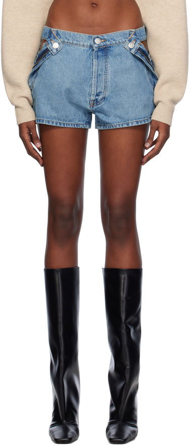 Kratke hlače Coperni Coperni Open Hip Denim Shorts Modra | COPP71202, 0