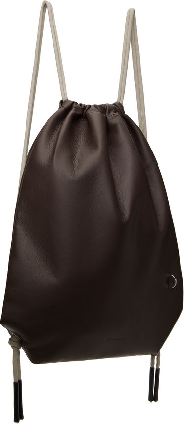 Gymsack Rick Owens Rick Owens Hollywood Drawstring Backpack Črna | RA01E0675 LCN, 4