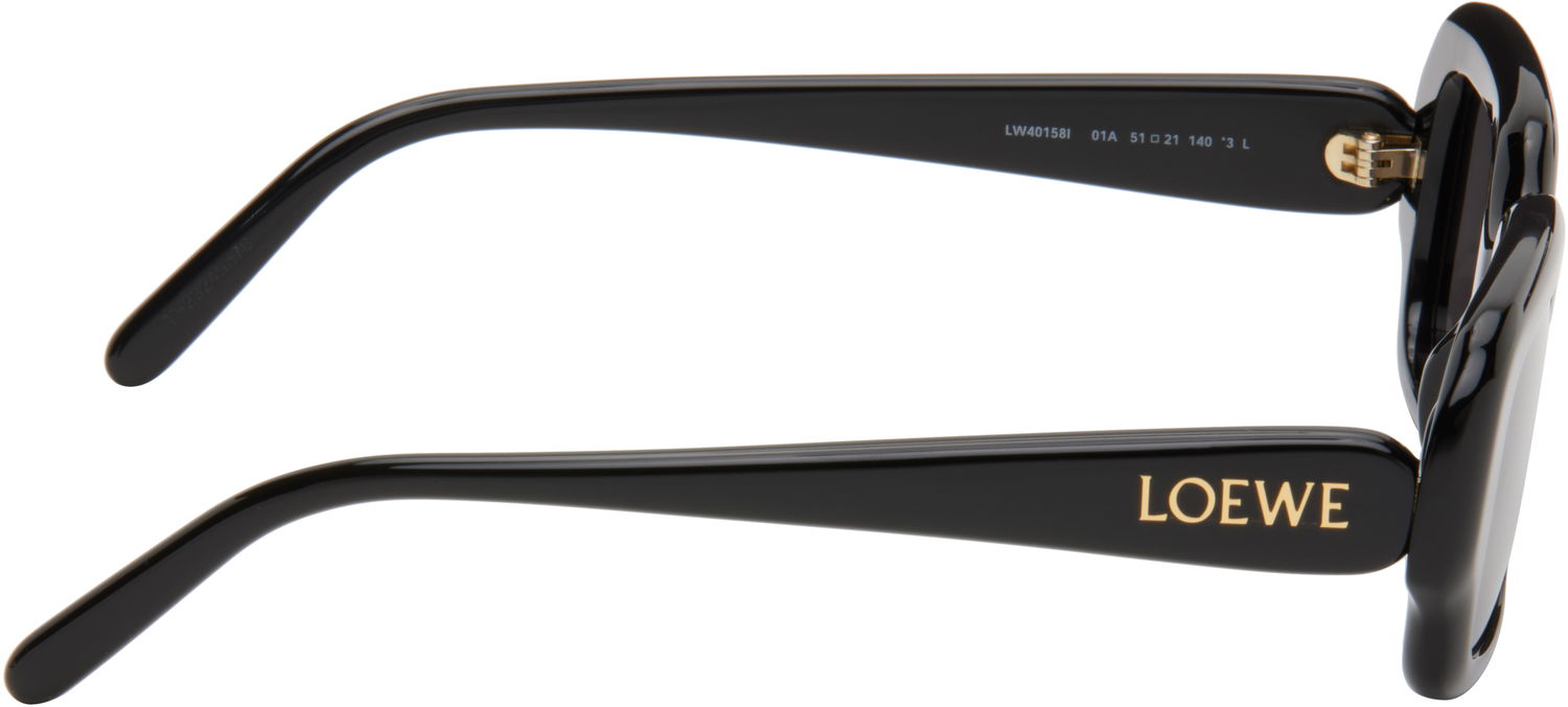 Sončna očala Loewe Loewe Rectangular Slim Sunglasses Črna | LW40158I@5101A 192337200212, 1