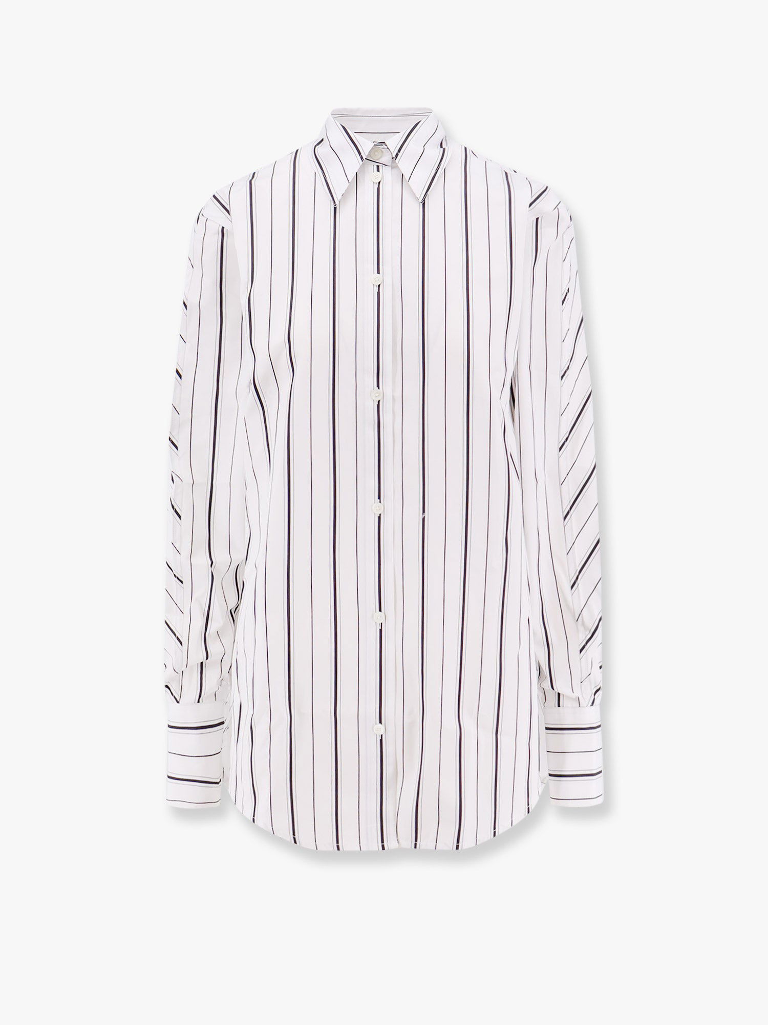 Srajce TOTEME Striped Button-Down Shirt by Toteme Bela | 251WRT2522FB0338200, 0