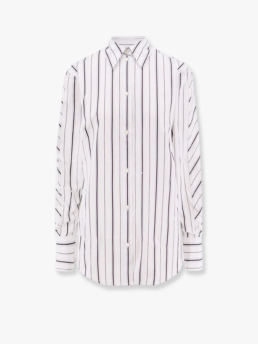 Srajce TOTEME Striped Button-Down Shirt by Toteme Bela | 251WRT2522FB0338200