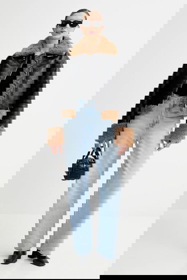 Jakna STAND STUDIO Kia Transitional Oversize Faux Fur Jacket Črna | 66575.9412, 1