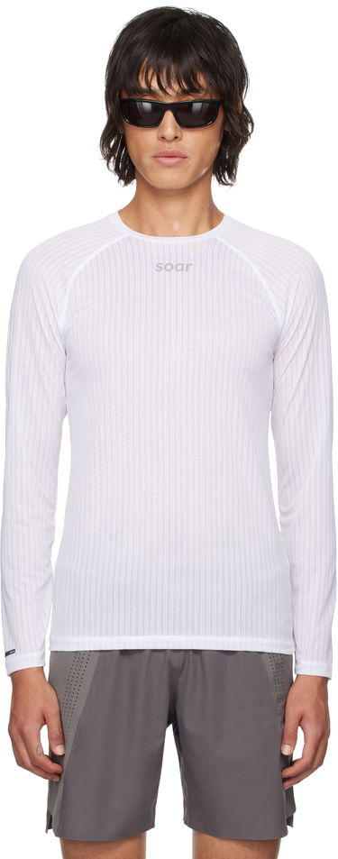 Majica Soar Running Soar Race Base Layer Long Sleeve T-Shirt Bela | SBL2M-W, 0