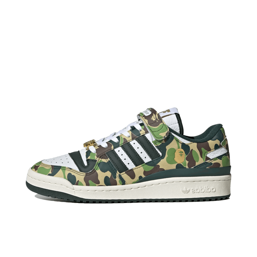 Superge in čevlji adidas Originals BAPE x Forum Low 84 30th Anniversary "Green Camo" Zelena | ID4771