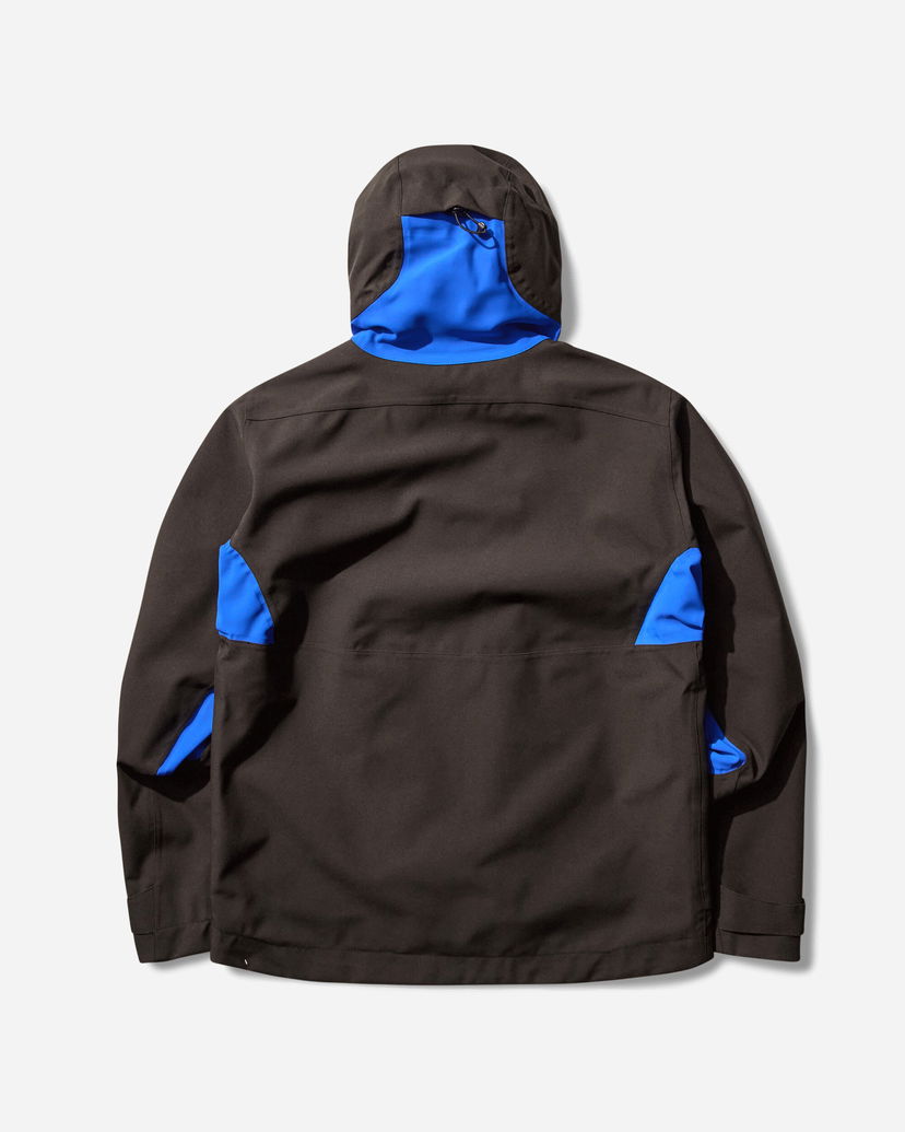 Vetrovka GR10K Skeleton Shell II Hoodie Črna | CG031190AC05 05