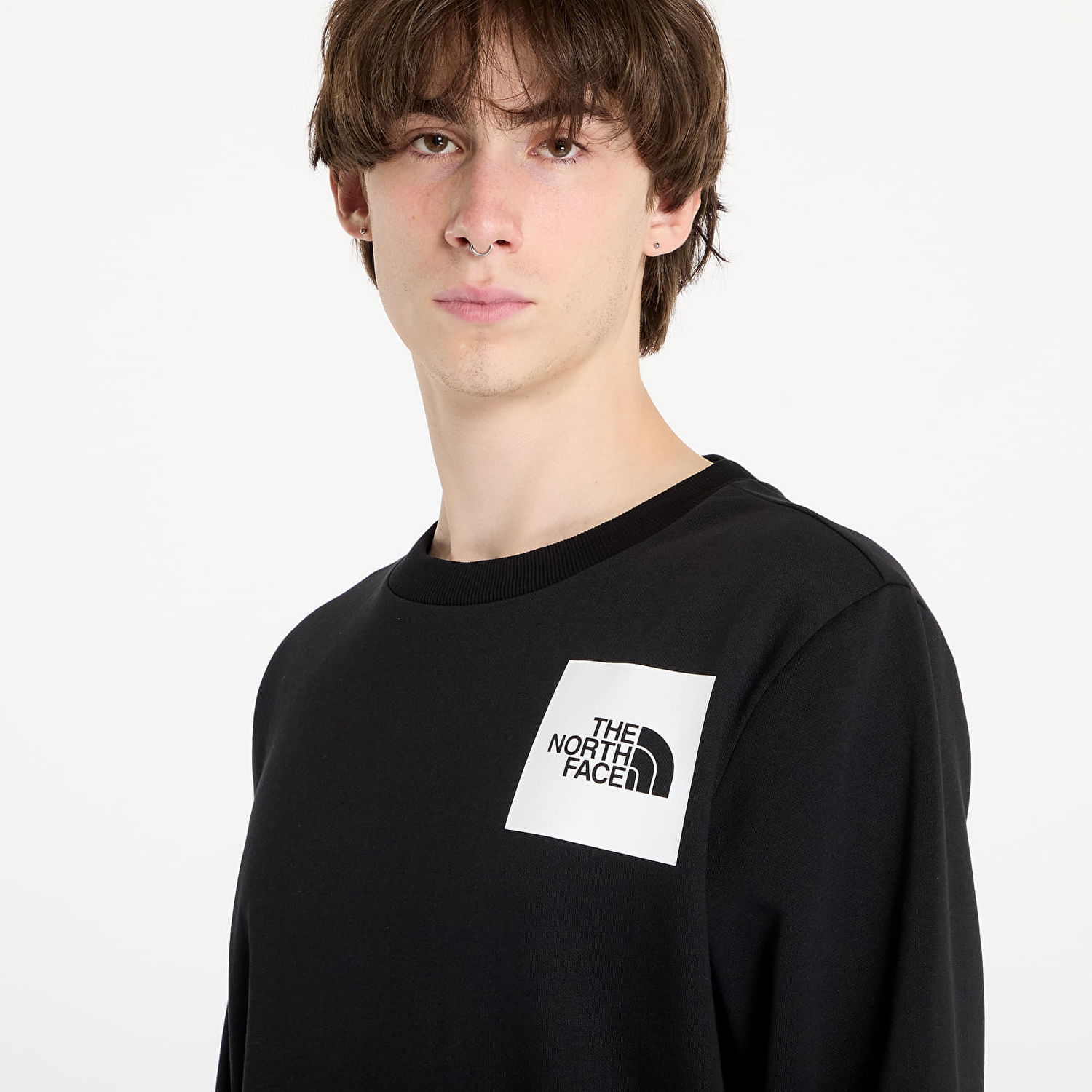 Pulover The North Face Fine Crewneck Sweatshirt Črna | NF0A89EVJK31, 1