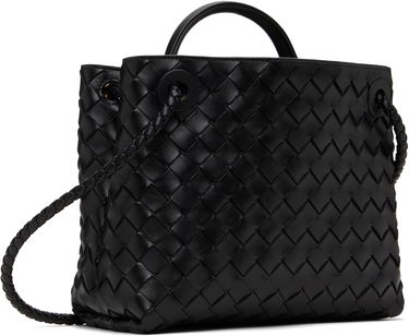 Torba za čez ramo Bottega Veneta Green Small Andiamo Top Handle Bag Črna | 766014 VCPP1, 2