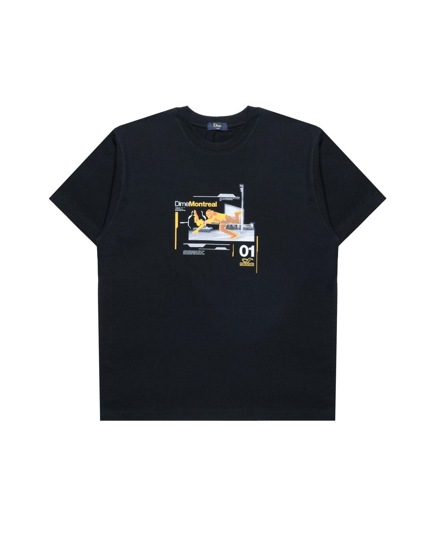 Majica Dime One Step Beyond Graphic Print T-Shirt Črna | DIMEHO2465BLK, 0