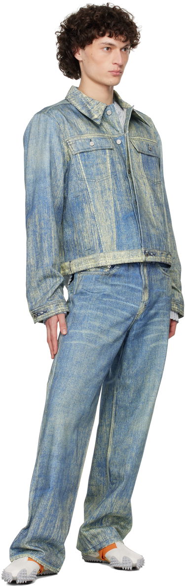 Kavbojke Camper Camperlab Paint Print Jeans Modra | AU00022-002, 3