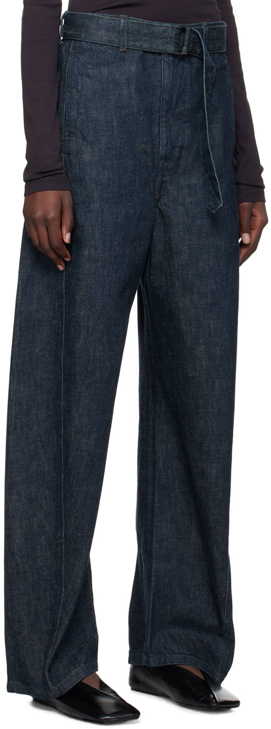 Kavbojke LEMAIRE Twisted Belted Jeans Modra | PA326 LD068, 1