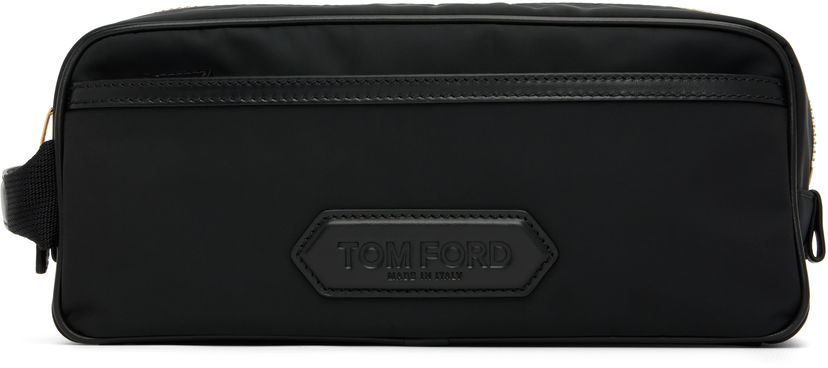 Potovalna torba Tom Ford Tom Ford Canvas Double Zip Toiletry Bag Črna | Y0369-TNY017G