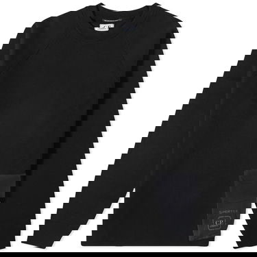 Pleteni pulover C.P. Company Double Mixed Pocket Crewneck Črna | 15CLKN020A-006599A-999, 0