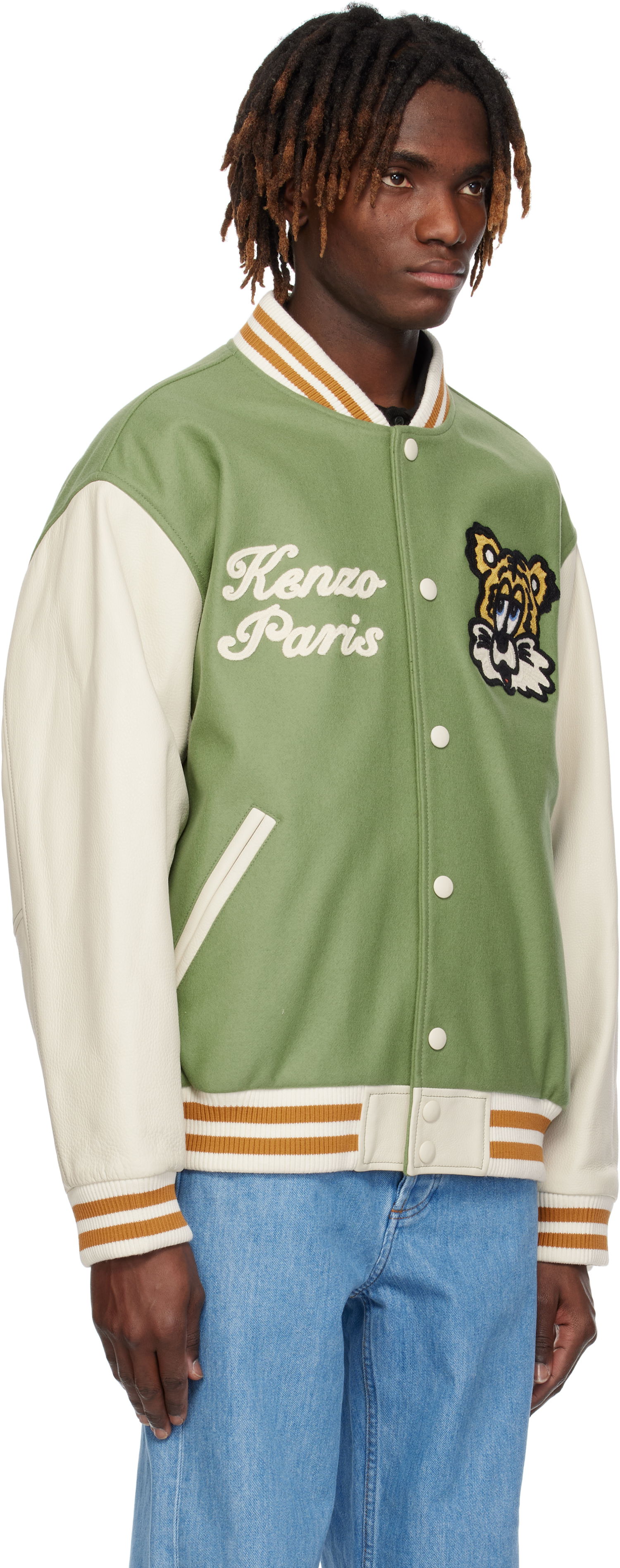Bomber jakna KENZO VERDY Edition Varsity Bomber Jacket Zelena | FF58BL1509OH, 1