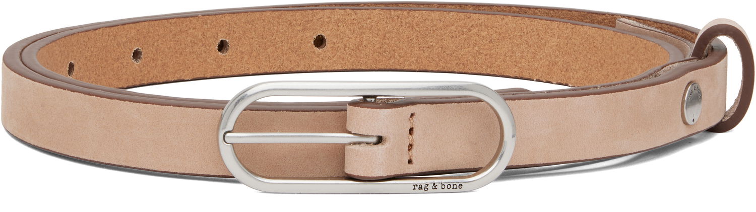 Pasovi rag & bone Rag & Bone Baby Rounded Rebound Belt Bež | WJW25PB1006SU6, 0