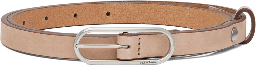 Pasovi rag & bone Rag & Bone Baby Rounded Rebound Belt Bež | WJW25PB1006SU6