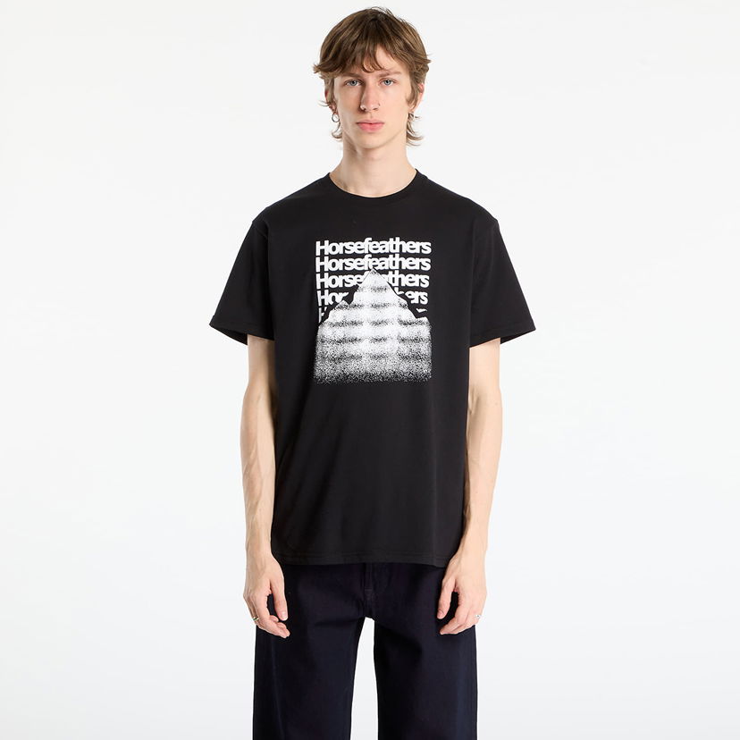 Majica Horsefeathers Focus T-Shirt Črna | SM1390B