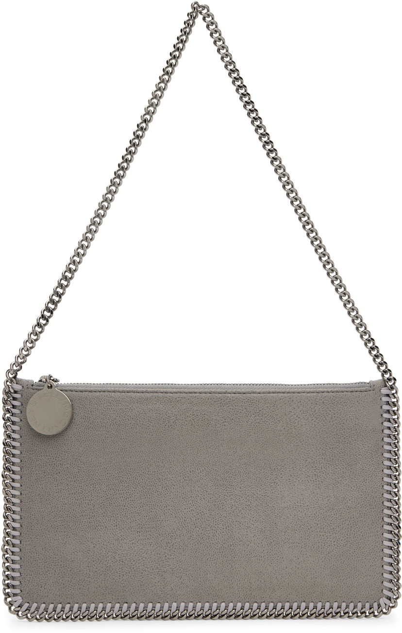 Torba za čez ramo Stella McCartney Falabella Chain Wallet Siva | 7P0076W9132