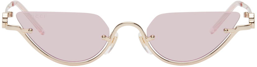 Sončna očala Gucci Gold Cat-Eye Sunglasses Roza | GG1603S