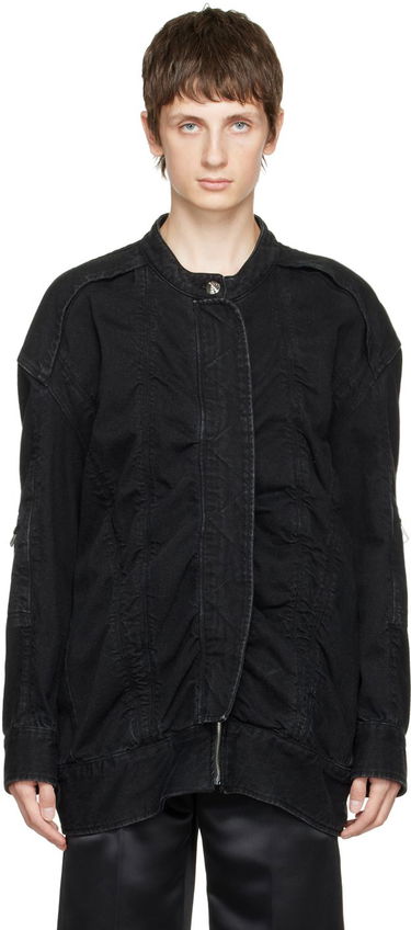 Jakna We11done We11done Bomber Denim Jacket Črna | WD-DJ3-21-331-U-BK, 0