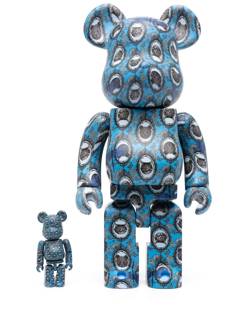 Collectibles Medicom Toy Bearbrick Robe Japonica collectible statue - Blue Modra | 453095660184718036142