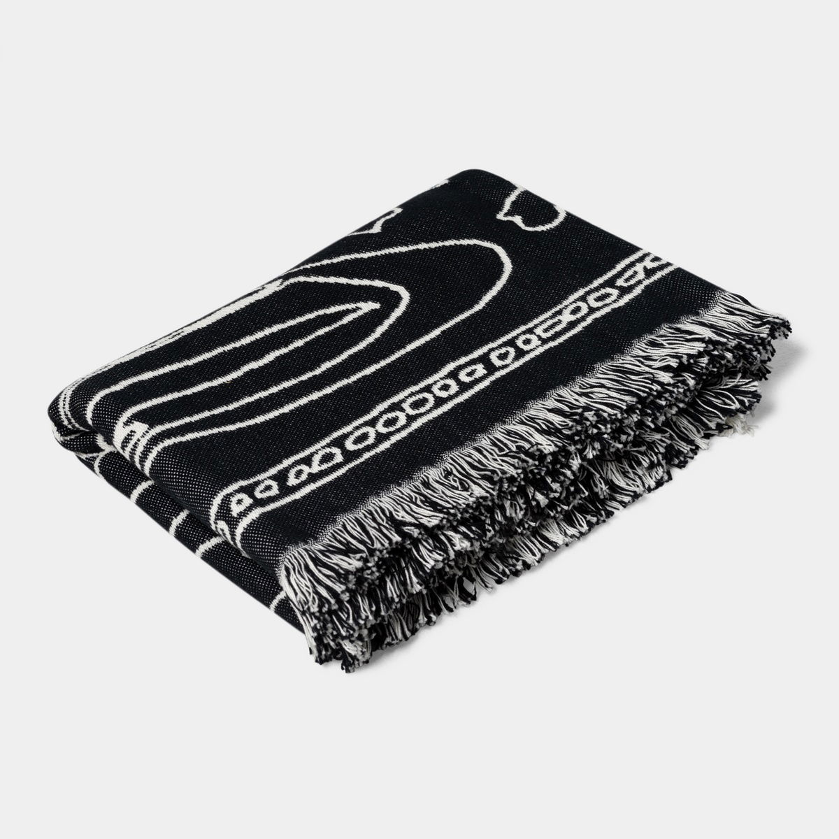 Šala Carhartt WIP WIP Hackwork Jacquard Blanket Črna | I035796_2, 1