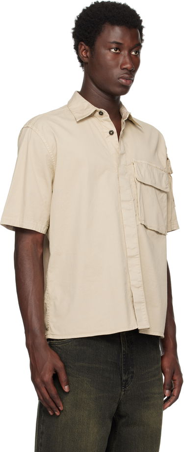 Srajce Stone Island Supima Cotton Twill Stretch-TC Shirt Bež | K2S15 1100007 S0010, 1