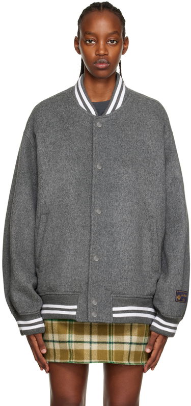 Bomber jakna We11done We11done Oversized Bomber Jacket Siva | WD-JP3-22-029-U-MG, 0