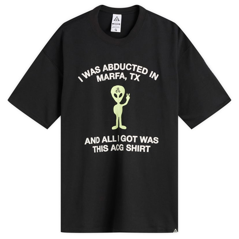 Majica Nike ACG Alien T-Shirt Črna | HV2168-010