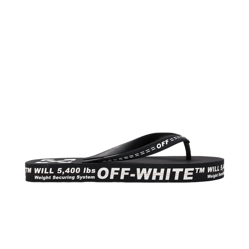 Superge in čevlji Off-White Logo Typographic Flip Flop Black SS20 Črna | OMIA131R20D270011000