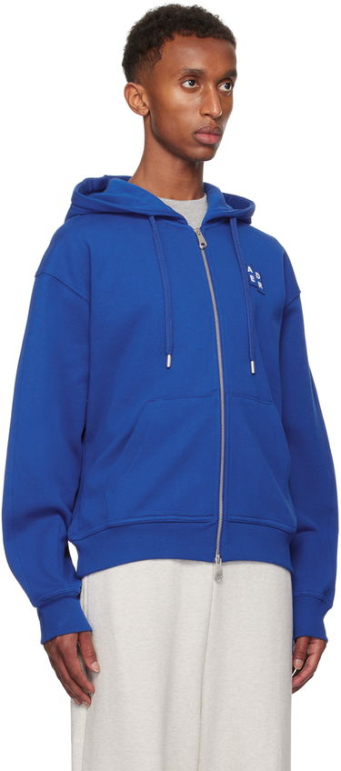 Pulover ADER ERROR TRS Tag Zip-Up Hoodie Modra | BM42FYHD0401BL, 1