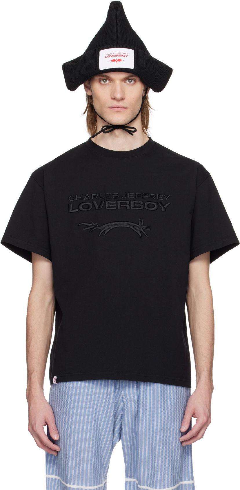Majica Charles Jeffrey Loverboy Charles Jeffrey LOVERBOY Logo T-Shirt Črna | 54100501
